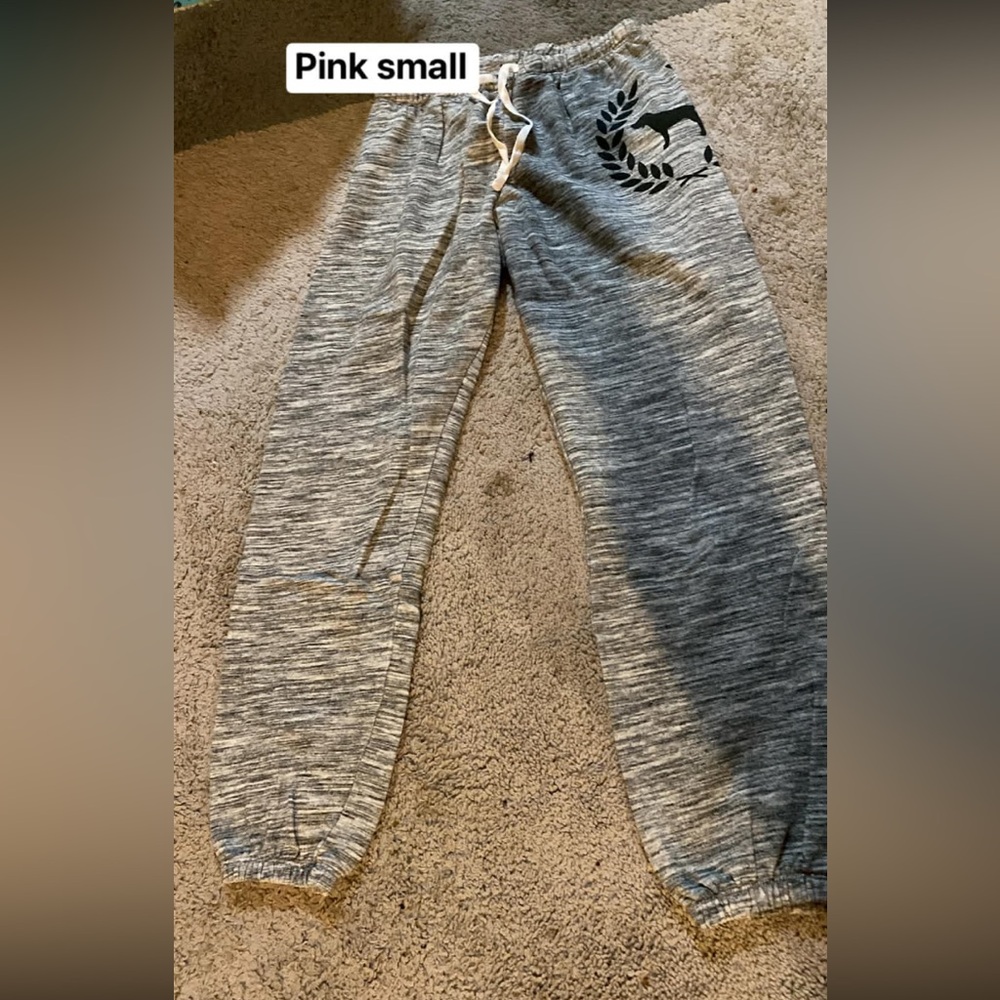 PINK Victoria's Secret Gray Ankle Pants